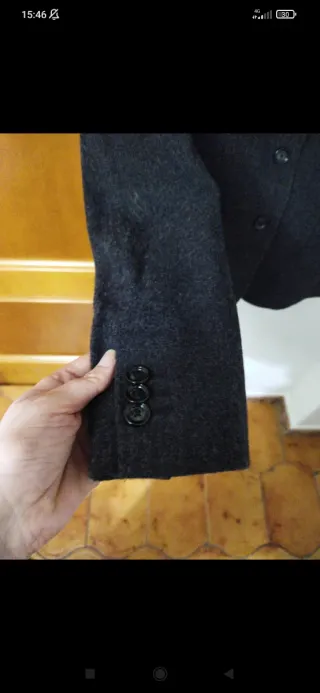 Chaqueta americana Massimo Dutti gris