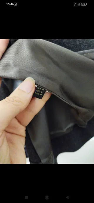 Chaqueta americana Massimo Dutti gris