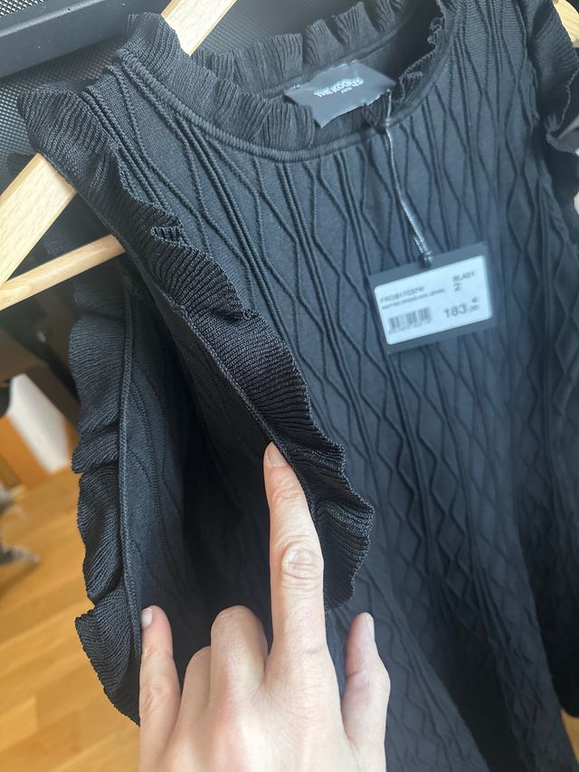 Vestido The Kooples negro sin estrenar Talla 2