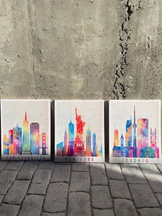 Quadri Multicolore delle Città