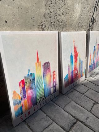 Quadri Multicolore delle Città