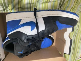 Tenis Jordan Mujer Azul y Negro