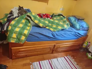 Cama nido con cajones