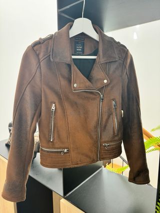 Cazadora-Biker Zara Talla S