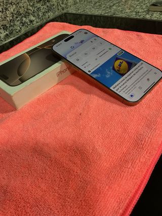 iPhone 16 Pro Max 256 GB Dorado esta usado 5 meses