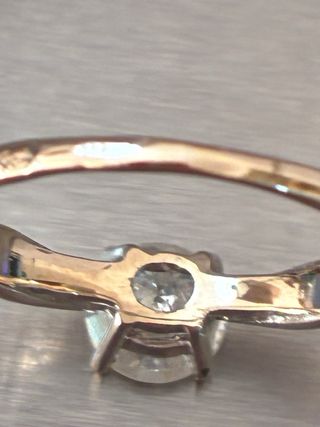 Anillo Oro 18k 1.14 Ct Diamante Natural