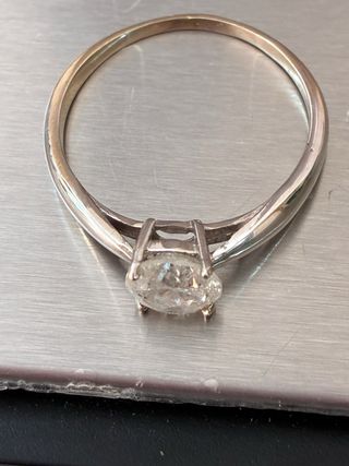 Anillo Oro 18k 1.14 Ct Diamante Natural