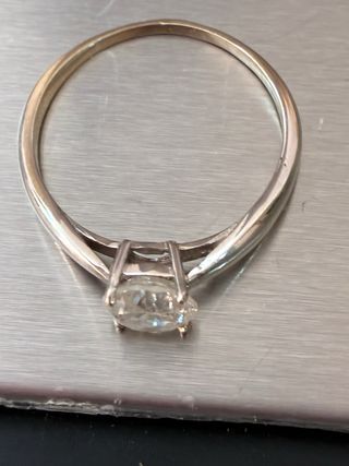 Anillo Oro 18k 1.14 Ct Diamante Natural