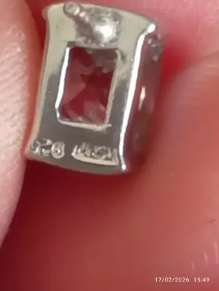 Orecchini punto luce argento zirconi