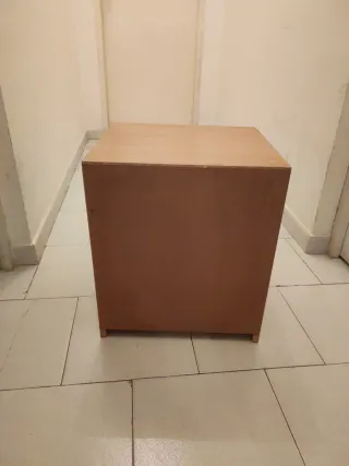 Cajonera de madera de 3 cajones