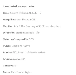 Scooter patinete freestyle Native Canopy Raw