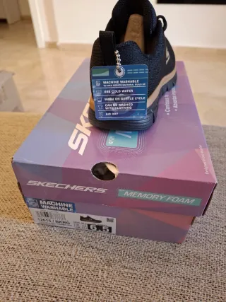 Zapatillas Skechers Mujer Negro