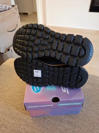 Zapatillas Skechers Mujer Negro