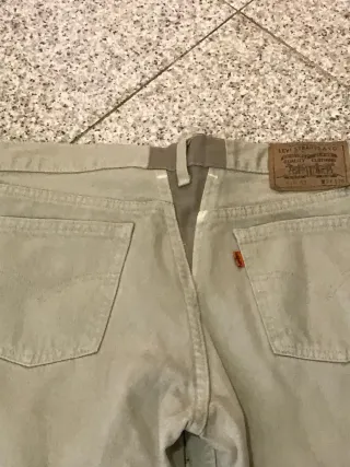 Jeans vintage Levi's Uomo Beige W31 L30