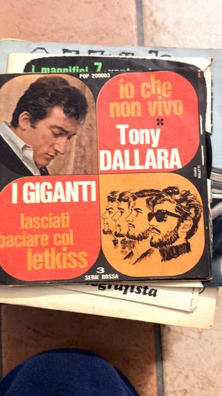 Vinile Tony Dallara I Giganti Io Che Non Vivo
