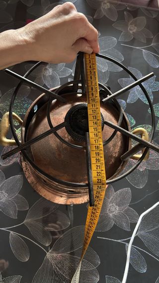 Lámpara Flambé Vintage Francesa