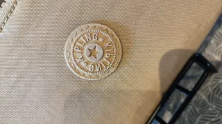 Monedero cartera grande Kipling beige mujer