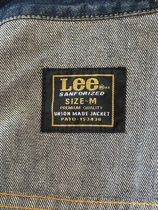 Chaqueta vaquera botones Lee retro vintage