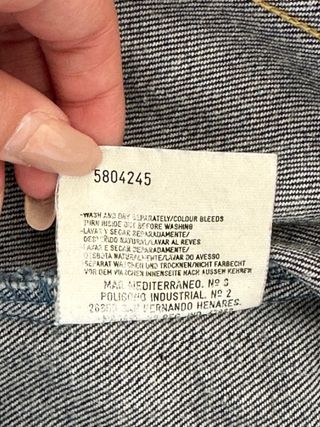 Chaqueta vaquera botones Lee retro vintage