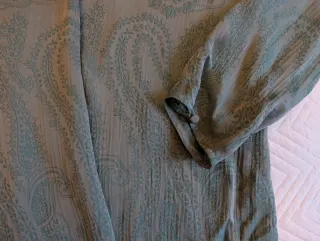 Camisa Calvin Klein Seda Verde