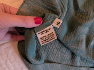 Camisa Calvin Klein Seda Verde