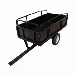 Remolque negro para carga