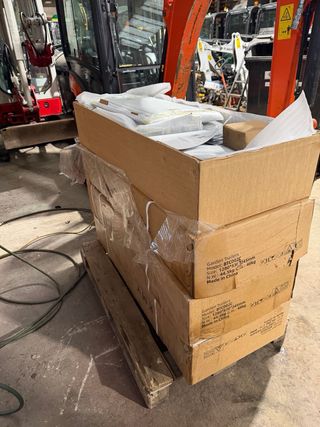 Remolque negro para carga