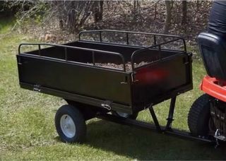 Remolque negro para carga