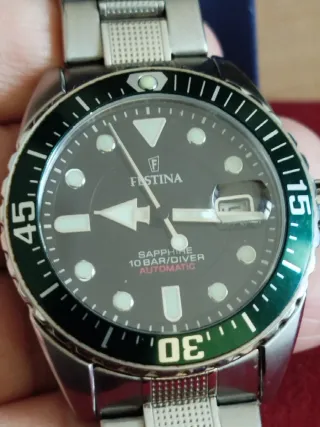 Orologio Festina Automatico Subacqueo Verde