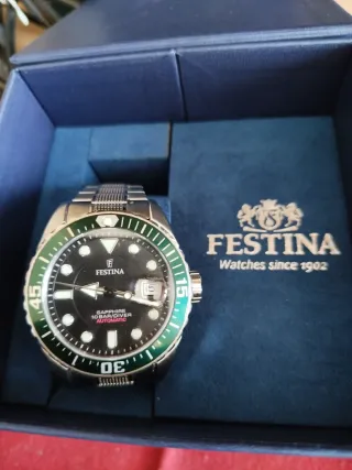 Orologio Festina Automatico Subacqueo Verde