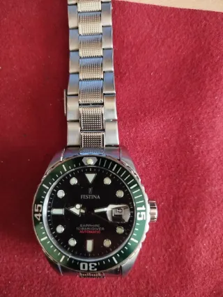 Orologio Festina Automatico Subacqueo Verde