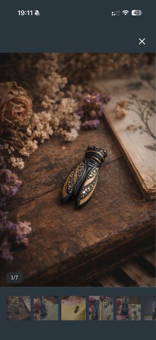 Coppia di spille antiche, come in foto