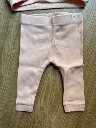 Conjunto Zara y Sudadera Kiabi Rosa Bebé 3-6meses