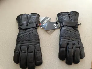 Guantes Moto Gore-Tex Talla 75 Negro.  A estrenar.
