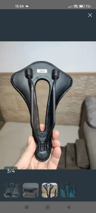 Sillín Ryet Carbono 249x135mm 114g