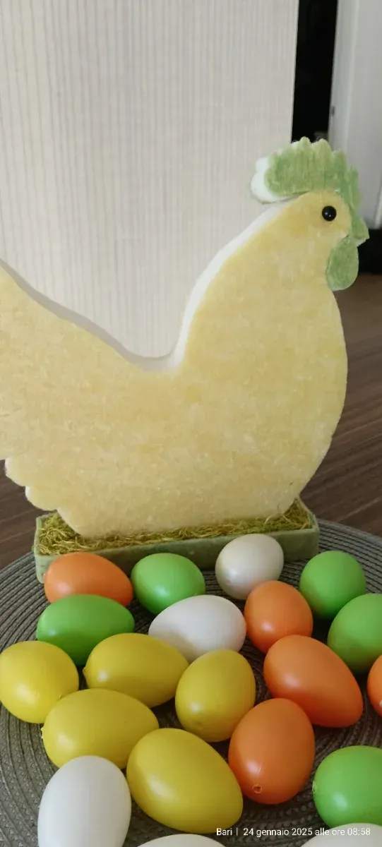 Decorazioni Pasquali Gallo e Uova