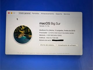 MACBOOK PRO 13” Retina