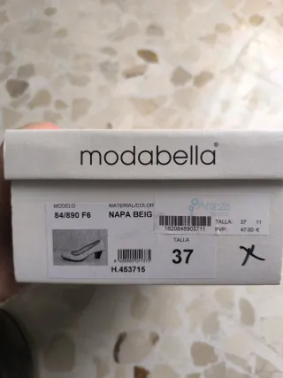 Zapatos de tacón Modabella Beige Mujer