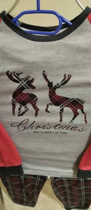 Pijama Navidad Niño/a Reindeer talla 12.