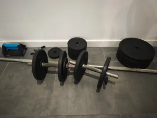 Kit Mancuernas Musculación 95kg