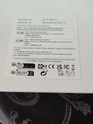 Tableta K10 10 Negra