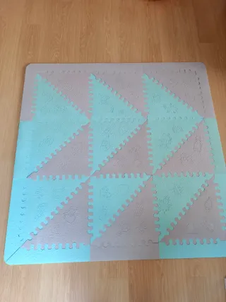Suelo puzzle bebés Lü Babymats acolchado