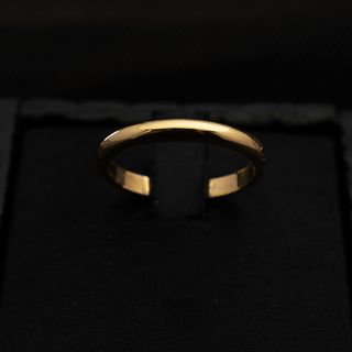 Alianza lisa oro brillo