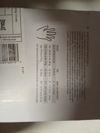 Guantes Boxeo Everlast Powerlock Blancos