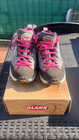 Scarpe trekking donna Olang n.40 grigio/rosa