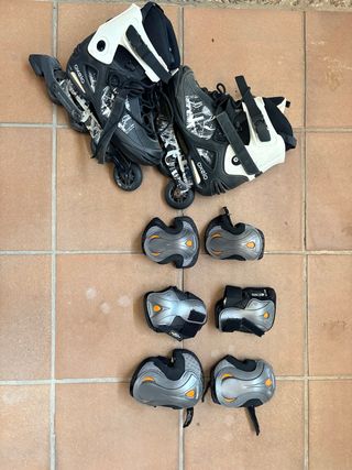 Patines Oxelo con protecciones Talla 46