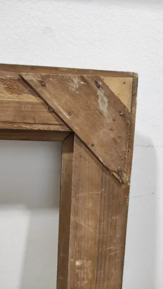Marco antiguo dorado madera