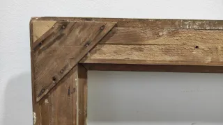 Marco antiguo dorado madera