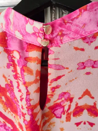 Blusa italiana estampado tie-dye