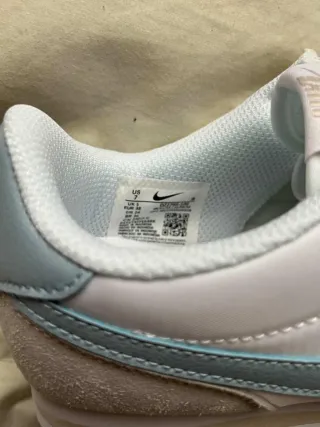 Nike Cortez Blancas y Azul Mujer